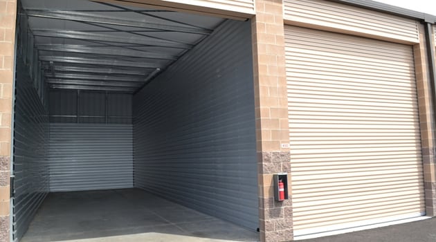 Fully enclosed RV storage unit in North Plains