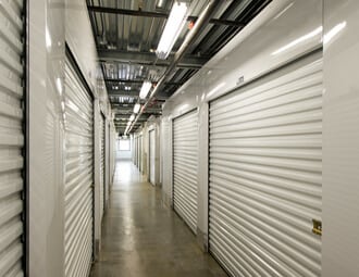 interior storage units at Island Security Storage