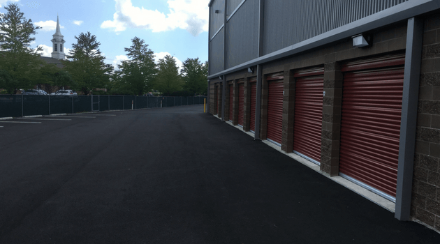 Drive up accessible storage units