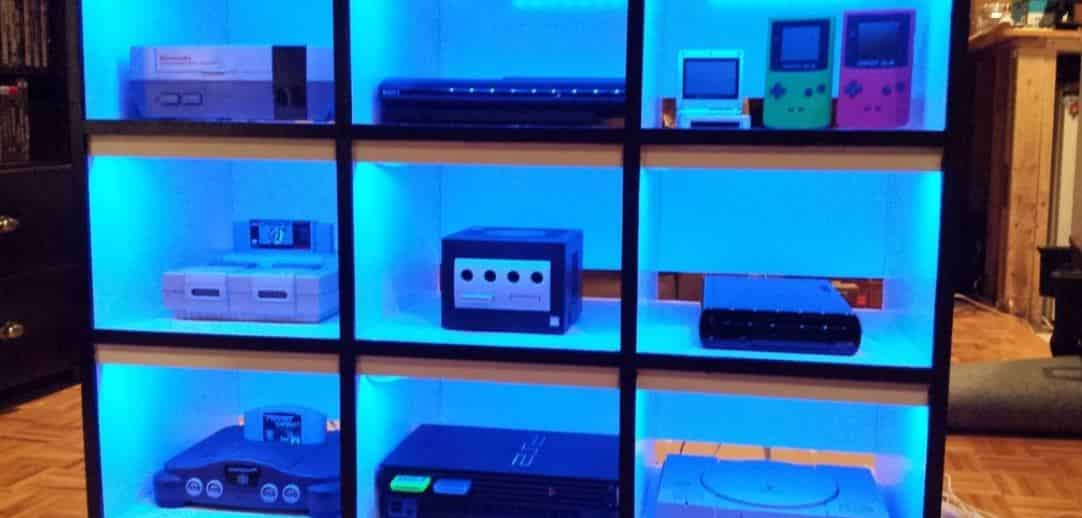 best way to store video game consoles