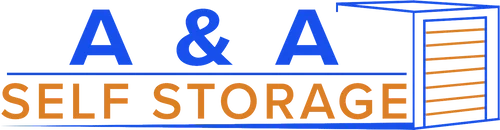 A and A Self Storage logo--medium A & A self storage hermiston logo