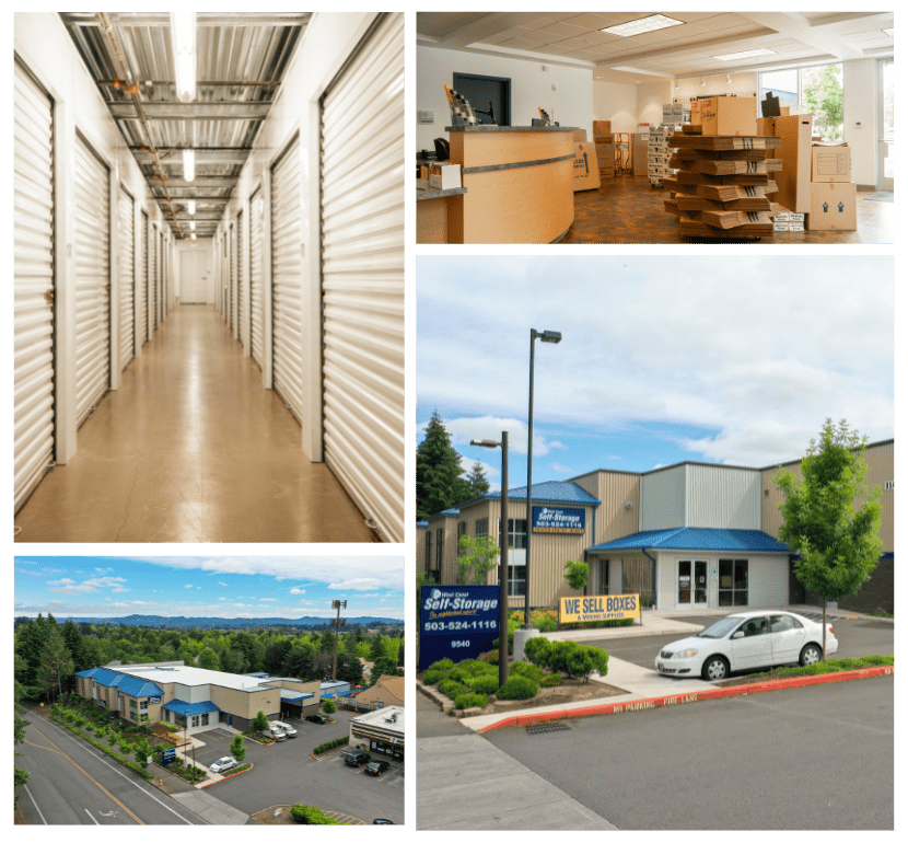 Beaverton Storage units at West Coast Self-Storage Beaverton 9540 SW 125th Ave, Beaverton, Oregon 97008