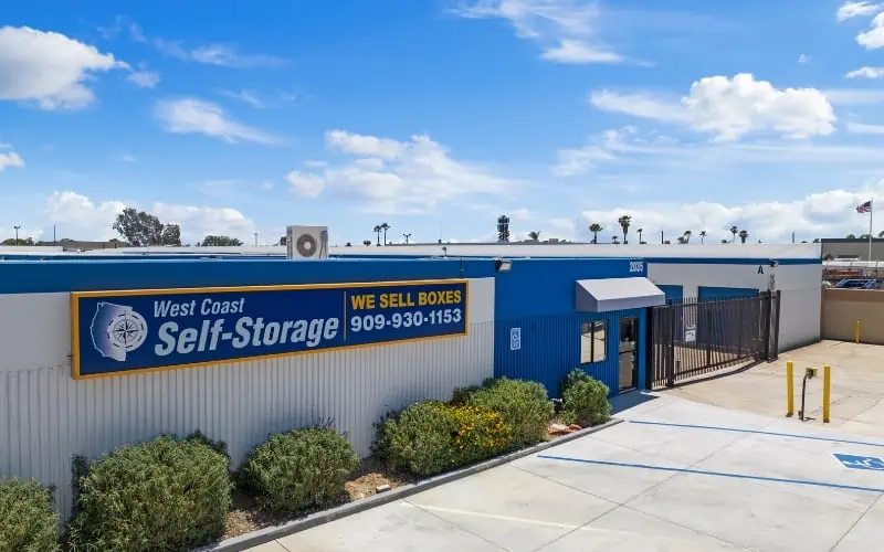 West Coast Self-Storage Ontario is located at 2035 S Cucamonga Ave, Ontario, California 1
