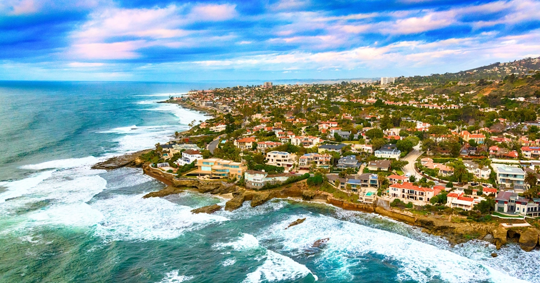Drone photo of La Jolla, California - One of the 7 Best Places to Live Near San Diego