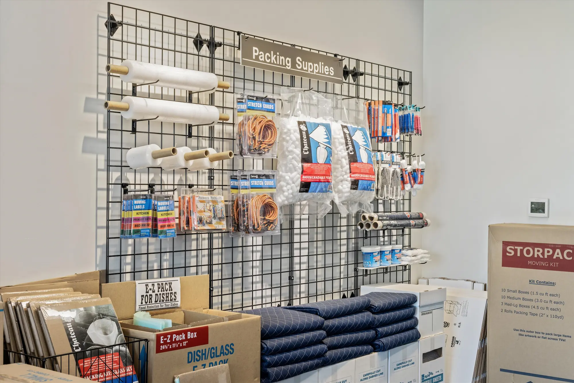 Moving boxes and supplies at West Coast Self-Storage Kennewick 9501 W 10th Ave, Kennewick, WA 99338