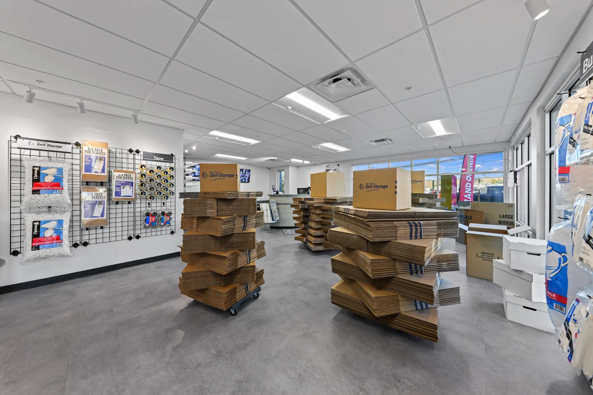 Moving boxes and packaging supplies - West Coast Self-Storage Santa Rosa – Piner 970 Piner Rd, Santa Rosa, CA 95403