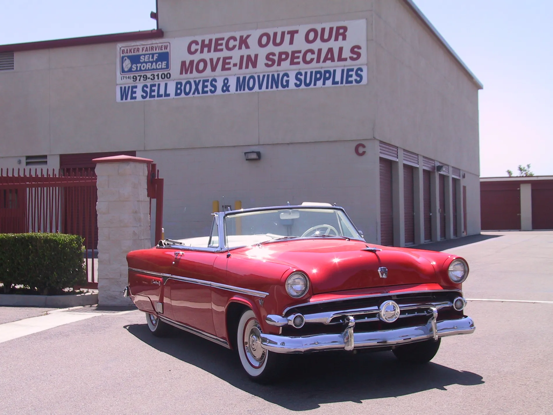 Vintage car - Baker Fairview Self Storage 2955 Fairview Rd, Costa Mesa, CA 92626