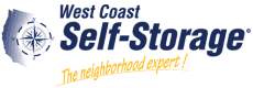 West Coast Self-Storage Home page