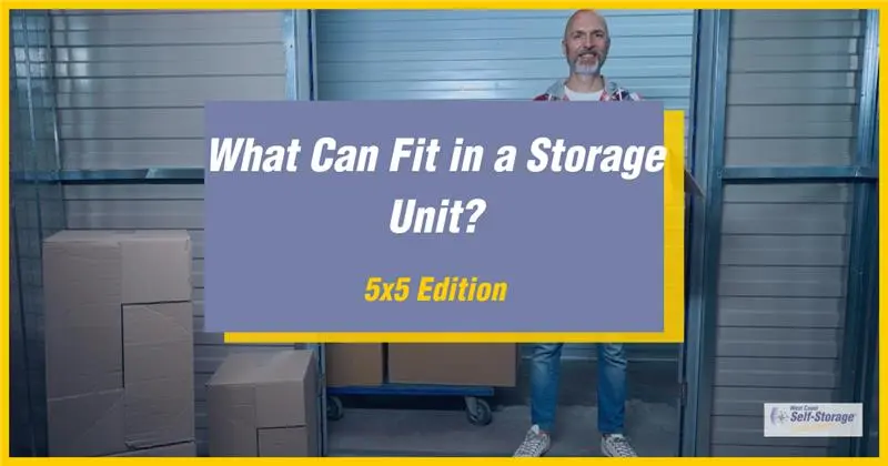 What Can Fit in a Storage Unit