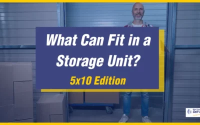 What Can Fit in a Storage Unit? – 5×10 Edition